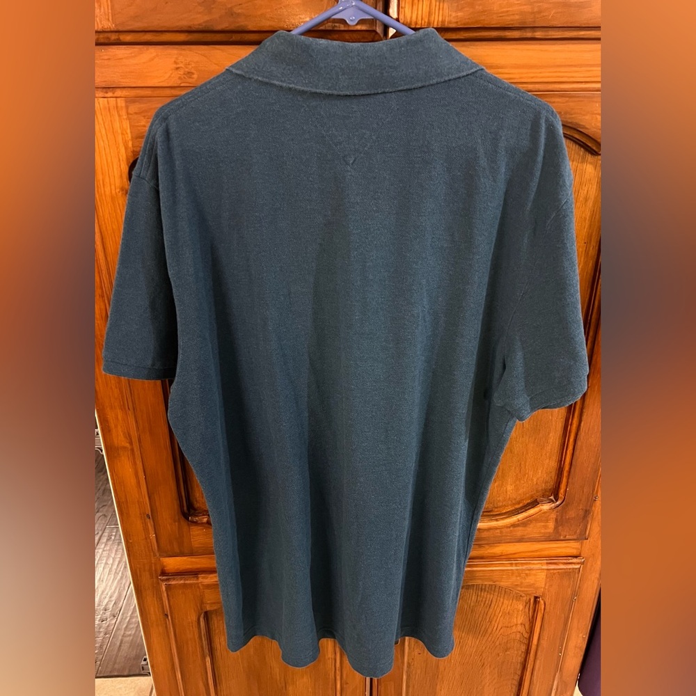 Tommy Hilfiger Men's Teal Custom Fit Short Sleeve Polo Shirt! Size XL. - Picture 2 of 8